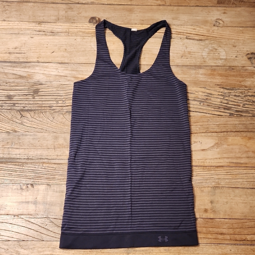 Under Armour Women's Striped Tank Top - Black